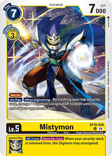 Mistymon &mdash; Digimon Card Game card