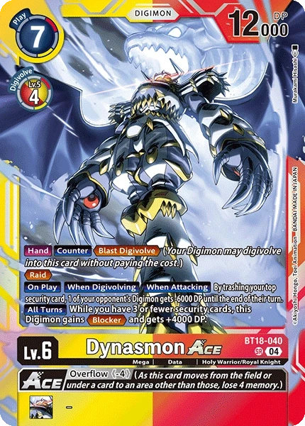 Dynasmon ACE &mdash; Digimon Card Game card