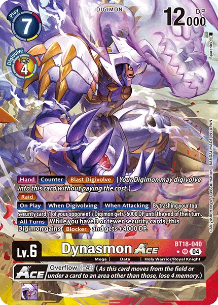 Dynasmon ACE &mdash; Digimon Card Game card