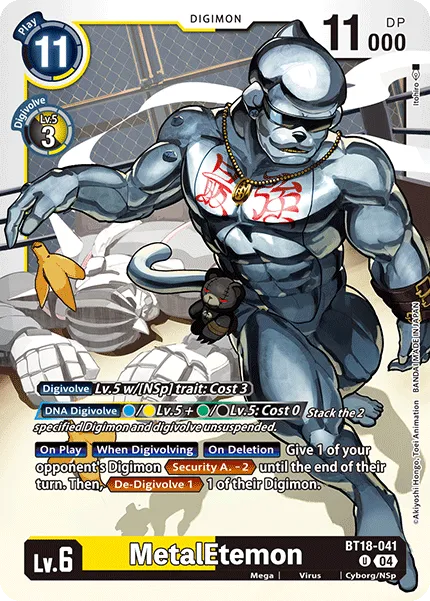 MetalEtemon &mdash; Digimon Card Game card