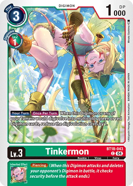 Tinkermon &mdash; Digimon Card Game card