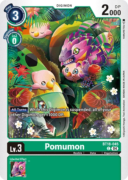 Pomumon &mdash; Digimon Card Game card