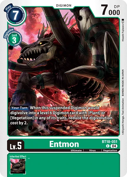 Entmon &mdash; Digimon Card Game card