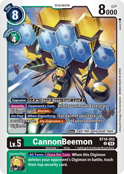 CannonBeemon &mdash; Digimon Card Game card