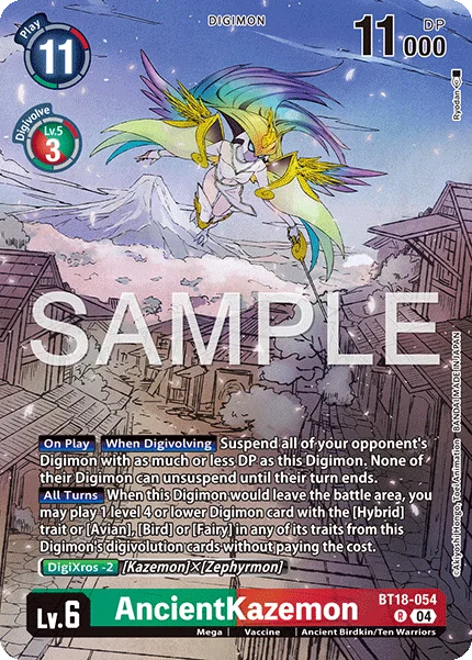 AncientKazemon &mdash; Digimon Card Game card