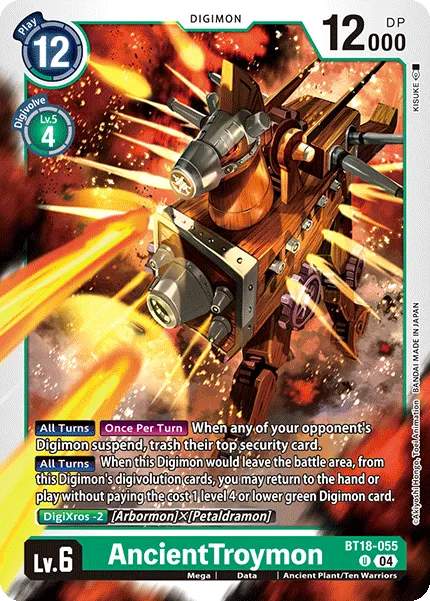 AncientTroymon &mdash; Digimon Card Game card