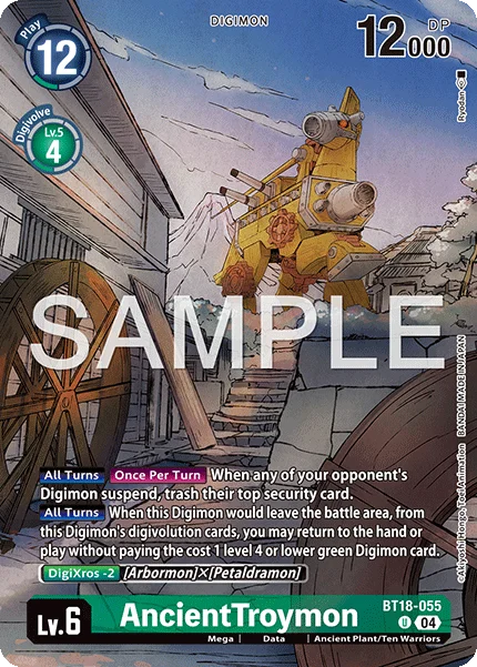 AncientTroymon &mdash; Digimon Card Game card