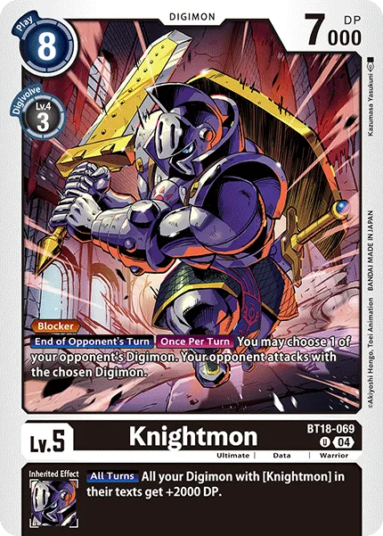 Knightmon &mdash; Digimon Card Game card