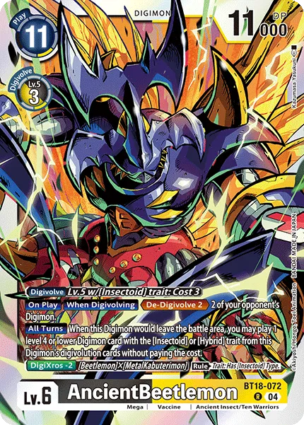 AncientBeetlemon &mdash; Digimon Card Game card