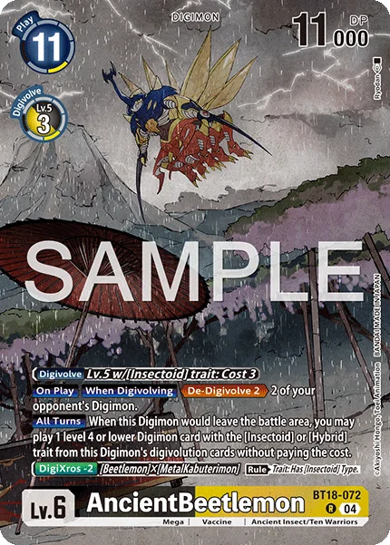 AncientBeetlemon &mdash; Digimon Card Game card