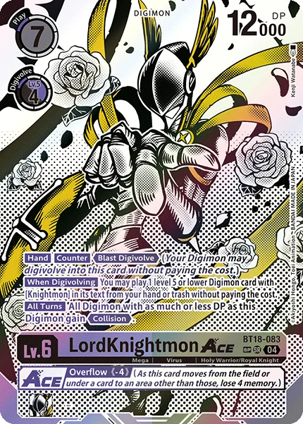 LordKnightmon ACE &mdash; Digimon Card Game card