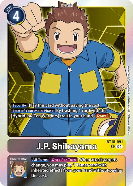 J.P. Shibayama &mdash; Digimon Card Game card