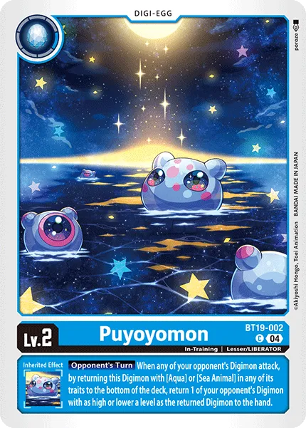Puyoyomon &mdash; Digimon Card Game card