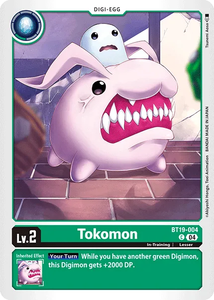 Tokomon &mdash; Digimon Card Game card