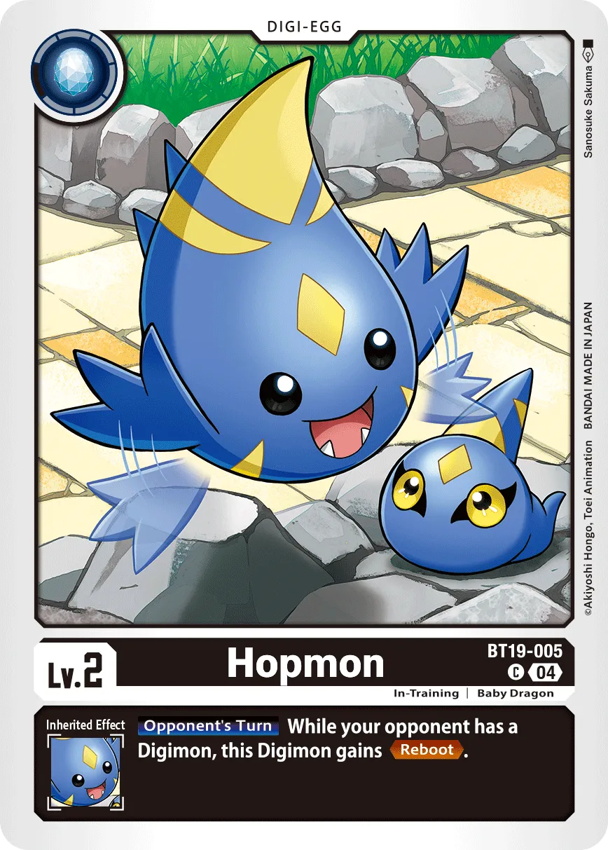 Hopmon &mdash; Digimon Card Game card