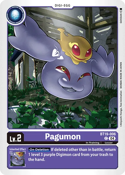 Pagumon &mdash; Digimon Card Game card