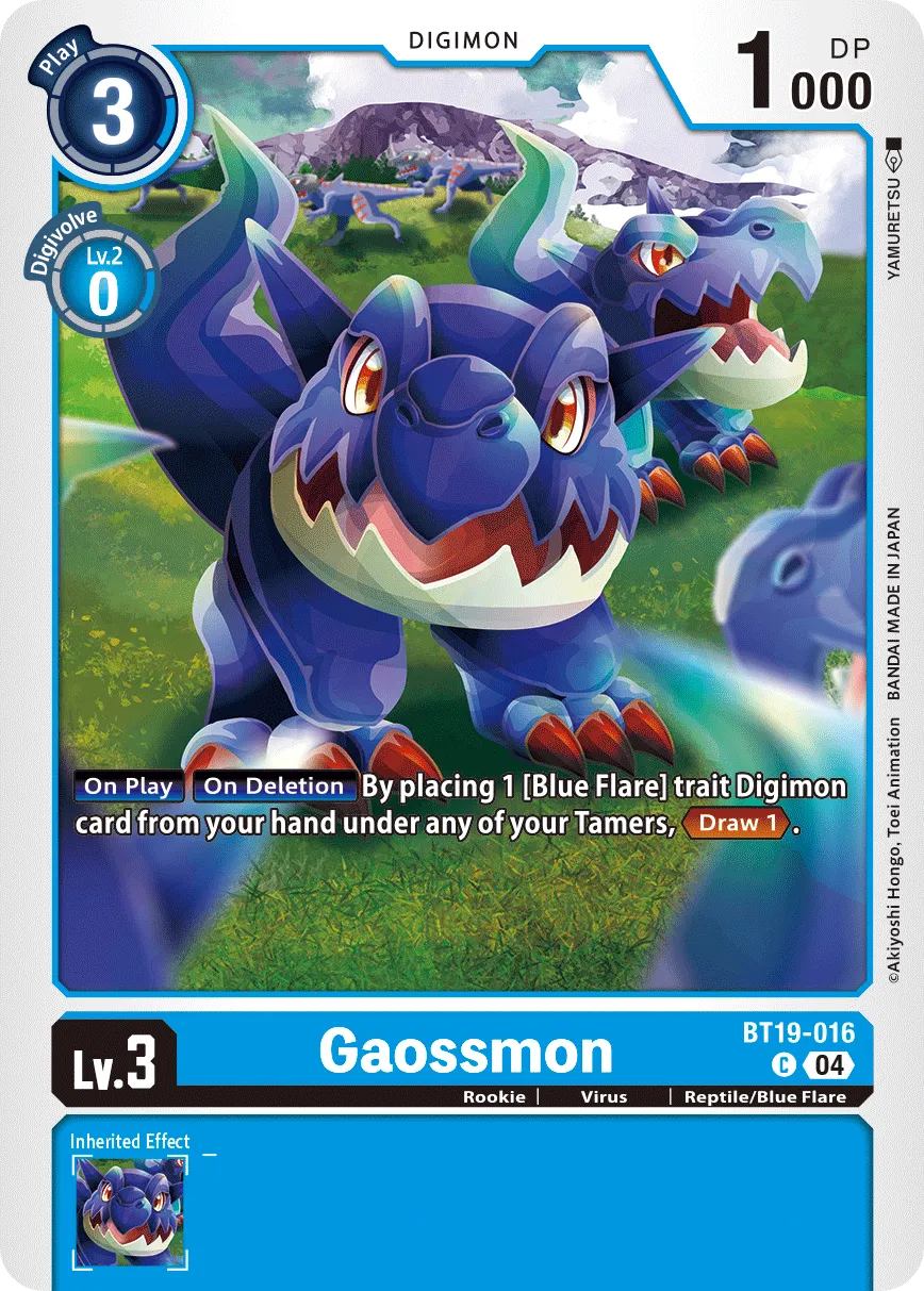Gaossmon &mdash; Digimon Card Game card