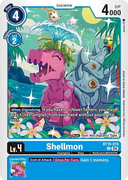 Shellmon &mdash; Digimon Card Game card