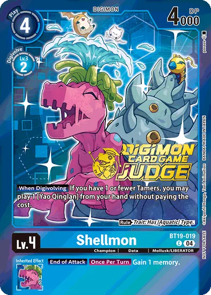 Shellmon &mdash; Digimon Card Game card