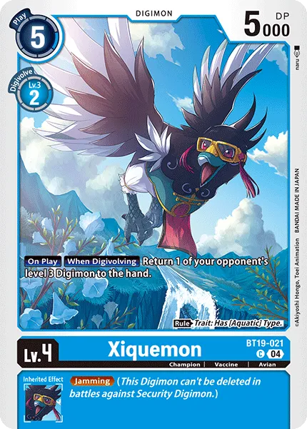Xiquemon &mdash; Digimon Card Game card