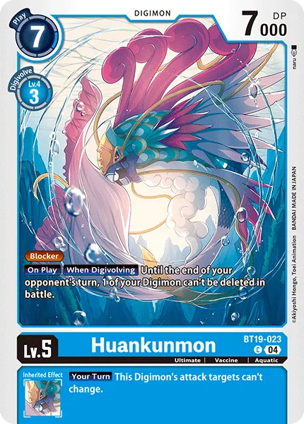 Huankunmon &mdash; Digimon Card Game card