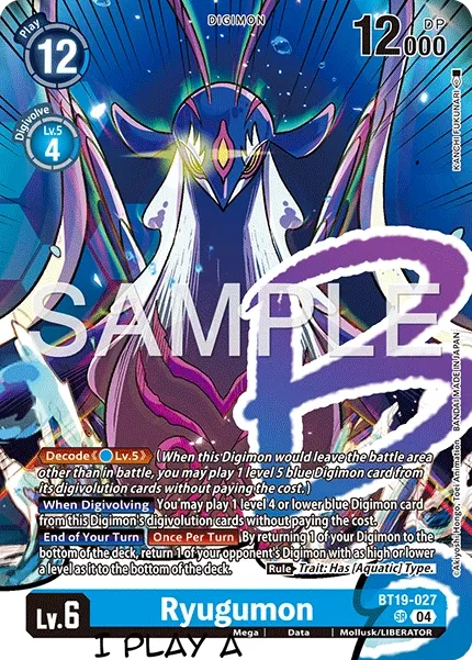 Ryugumon &mdash; Digimon Card Game card