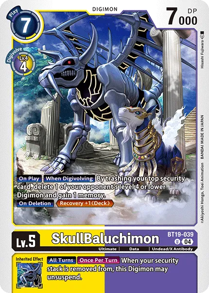 SkullBaluchimon &mdash; Digimon Card Game card