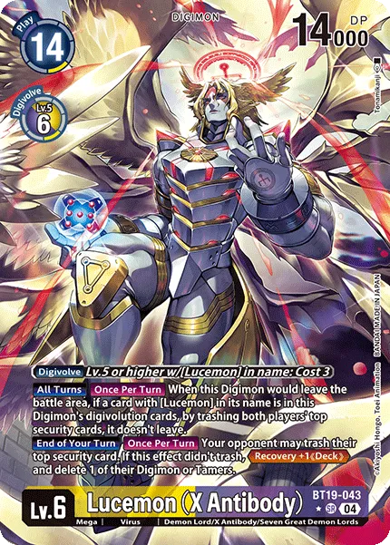 Lucemon (X Antibody) &mdash; Digimon Card Game card