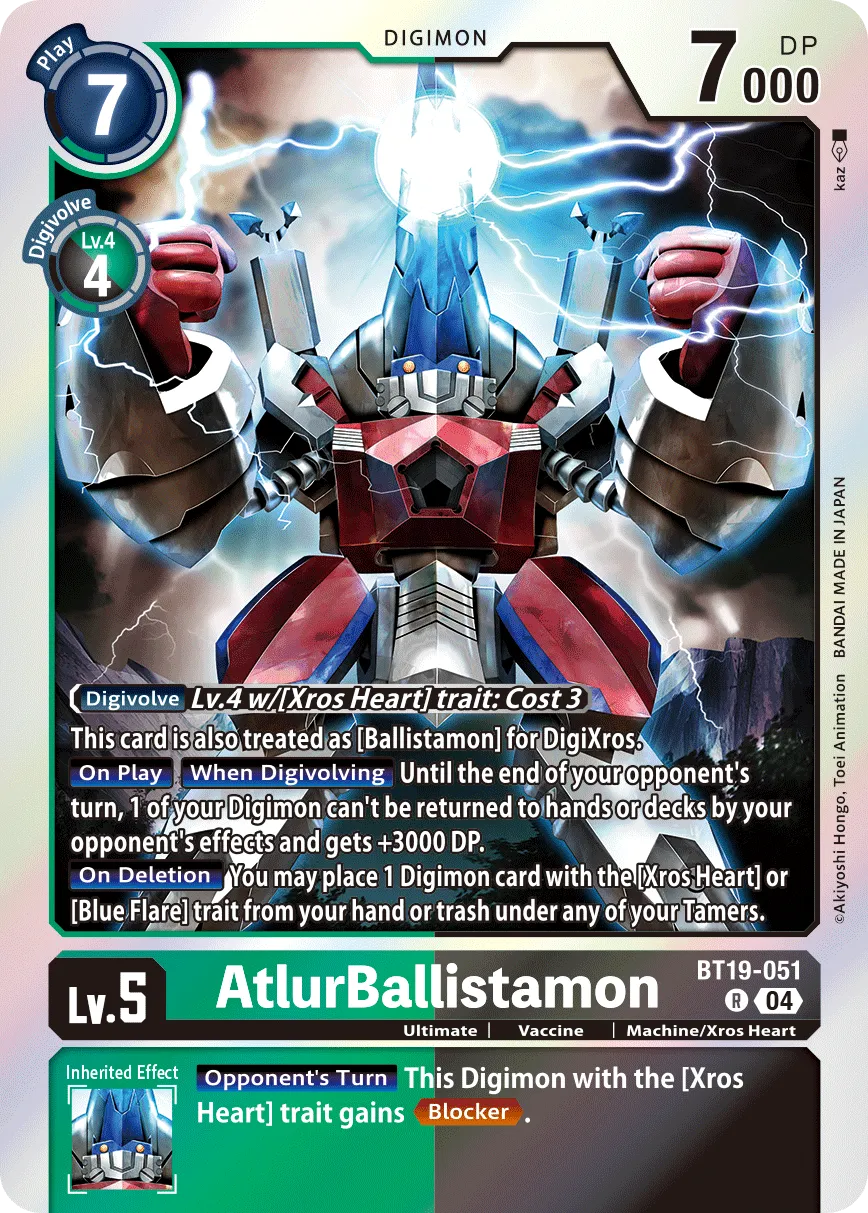 AtlurBallistamon &mdash; Digimon Card Game card