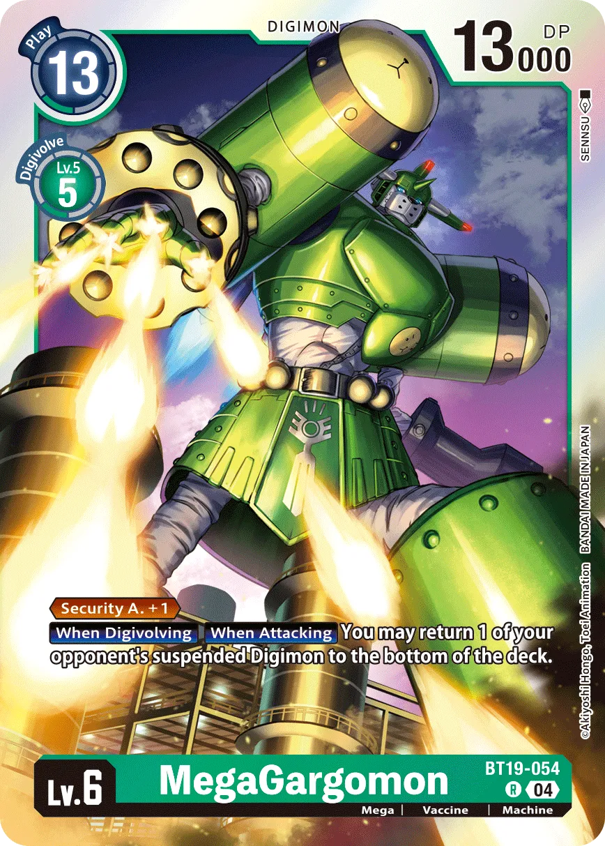 MegaGargomon &mdash; Digimon Card Game card