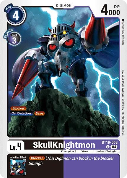 SkullKnightmon &mdash; Digimon Card Game card