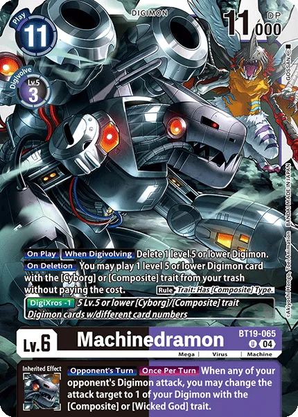 Machinedramon &mdash; Digimon Card Game card