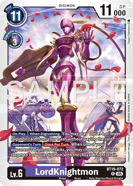 LordKnightmon &mdash; Digimon Card Game card