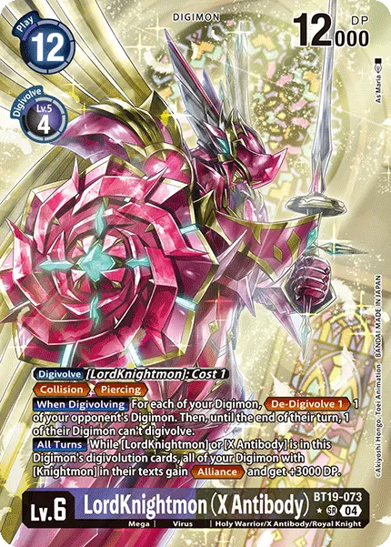 LordKnightmon (X Antibody) &mdash; Digimon Card Game card