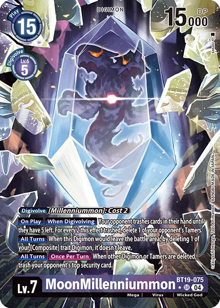 MoonMillenniummon &mdash; Digimon Card Game card