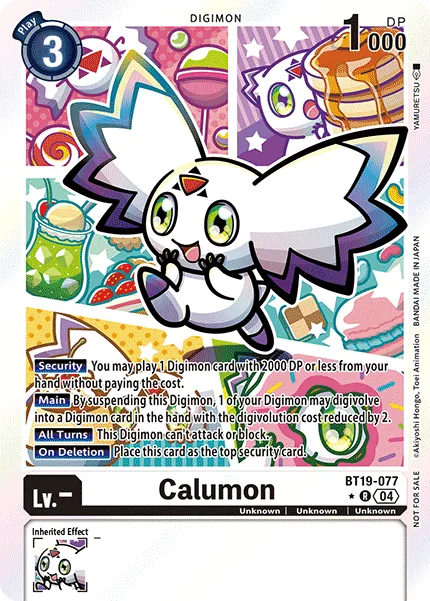 Calumon &mdash; Digimon Card Game card
