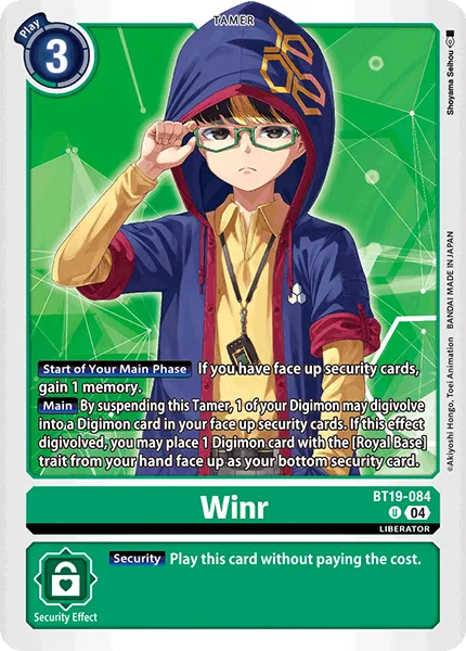Winr &mdash; Digimon Card Game card
