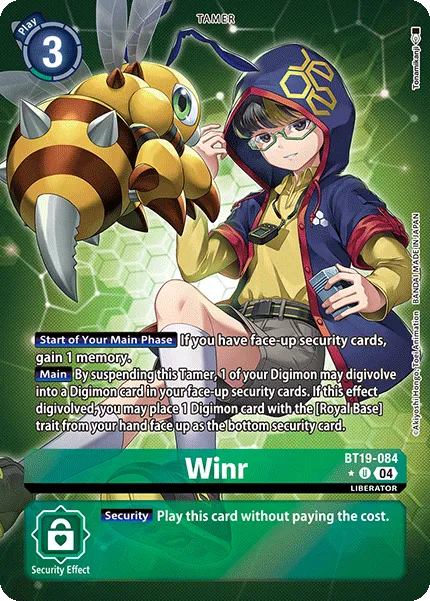 Winr &mdash; Digimon Card Game card