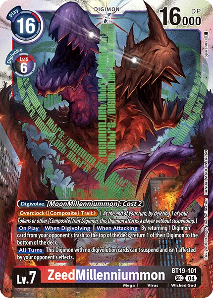 ZeedMillenniummon &mdash; Digimon Card Game card