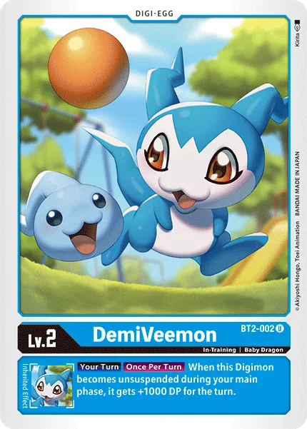 DemiVeemon &mdash; Digimon Card Game card