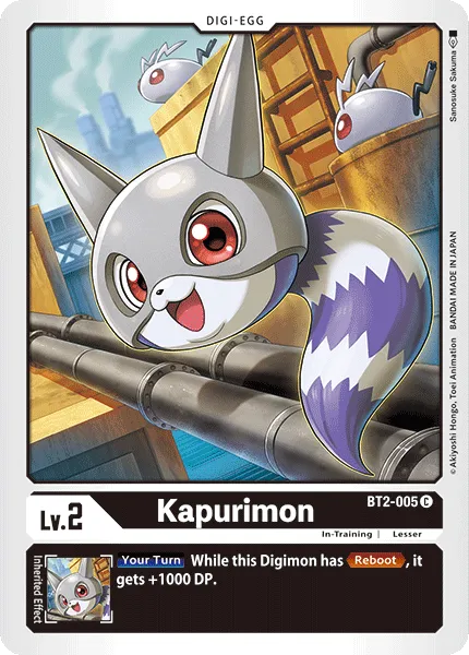 Kapurimon &mdash; Digimon Card Game card