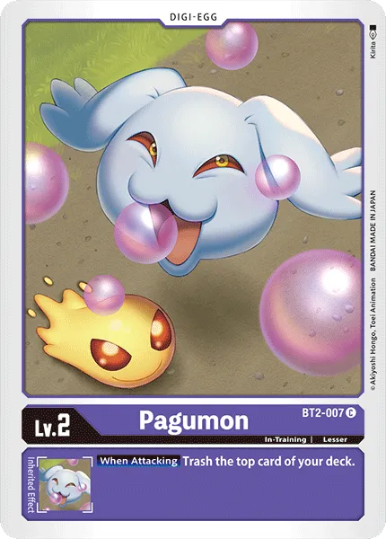 Pagumon &mdash; Digimon Card Game card