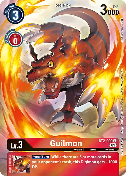 Guilmon &mdash; Digimon Card Game card