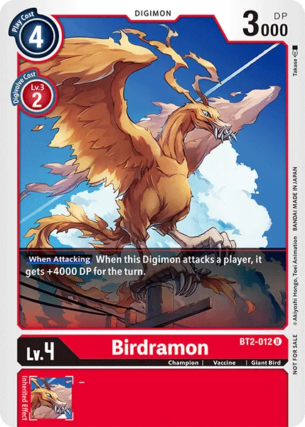 Birdramon &mdash; Digimon Card Game card