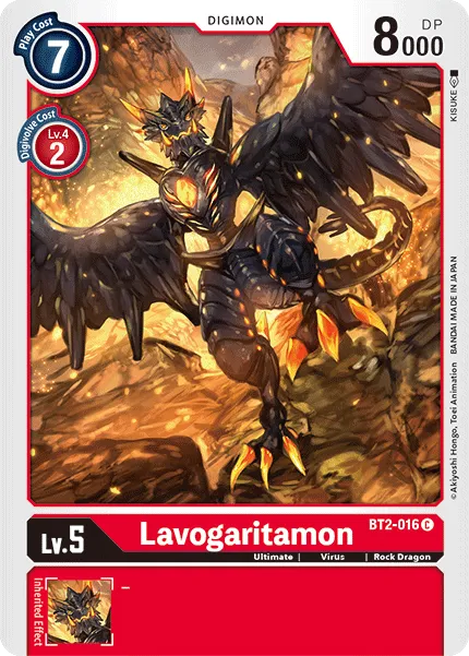Lavogaritamon &mdash; Digimon Card Game card