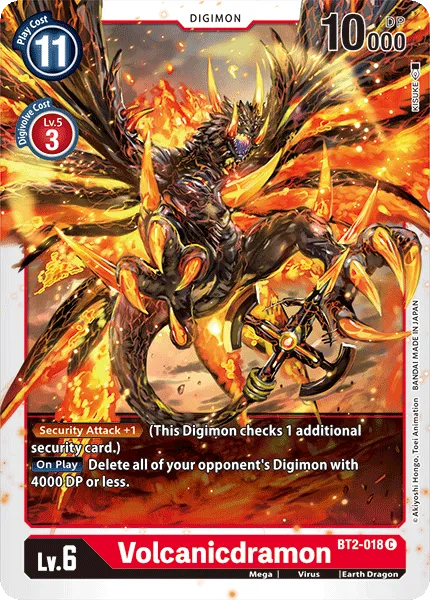 Volcanicdramon &mdash; Digimon Card Game card