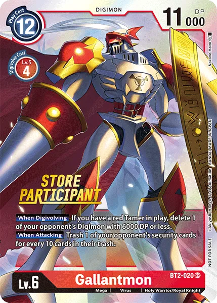 Gallantmon &mdash; Digimon Card Game card
