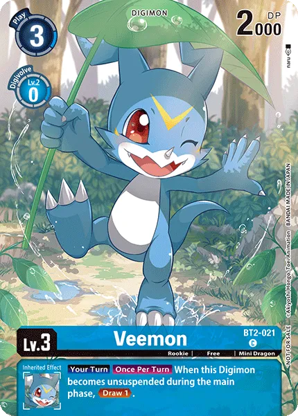 Veemon &mdash; Digimon Card Game card