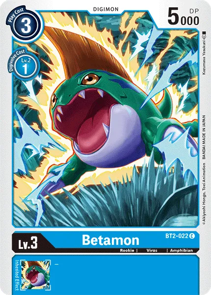 Betamon &mdash; Digimon Card Game card