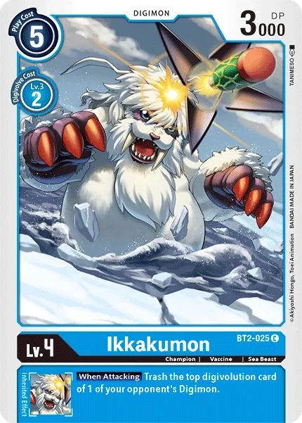 Ikkakumon &mdash; Digimon Card Game card